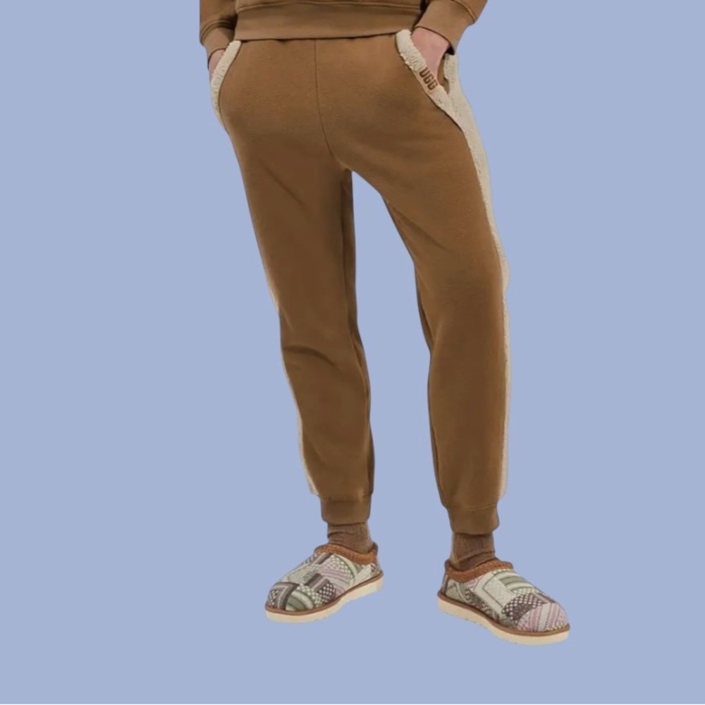 UGG-Evren Bonded Fleece Jogger-Chesnut